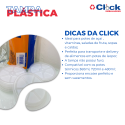 Tampa Plástica Transparente P/ Pote TPT 360 720 480 Baixo - 50 Unidades