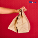 Saco P/ Delivery SOS Liso - M 25 X 34 X 18.5 - 50 Unidades