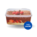 Pote Retangular Tampa C/ Lacre 500ML - 10 Unidades