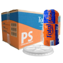 Tampa Plástica Transparente P/ Pote TPT 360 720 480 Baixo - 500 Unidades