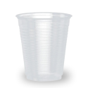 Copo PS Descartável 180ML Transparente Copoplast Água Café - 100 Unidades