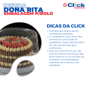 Boleira Embalagem Bolos Tortas Pudins Branca Alta 18cm D32 RA - 100 Unidades