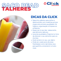 Saco Plástico PEAD (06X23) P/ Talheres Amendoim - 1000 Unidades