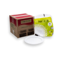 Prato Branco Raso 21CM- 25 Pacotes C/ 100 Unidades