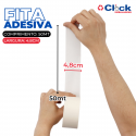 Fita Adesiva Crepe P/ Embalagem 480mm x 50mt - 2 Unidades