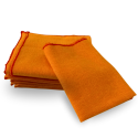 Pano Flanela Laranja Caebi P/ Limpeza Geral 38x58 Grande - 12 Unidades