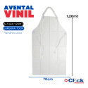 Avental Segurança Vinil Incolor Multiuso 1.20MT x 7OCM Açougue Hospital