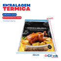 Embalagem Saco Térmico Hot Pack com Alça Assados e Grelhados Thermalpack ADS - 100 Unidades