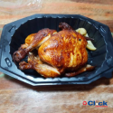 Embalagem Bandeja Capacete Plástica Preto Frango Assado C/ Tampa - 100 Unidades