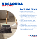 Vassoura Stylo Clean Base SEM Cabo