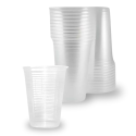 Copo PS Descartável 180ML Transparente Copoplast Água Café - 2500 Unidades