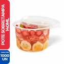 Pote Descartável Redondo Doce C/ Sobretampa 140ML - 1000 Unidades