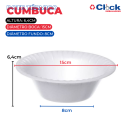 Cumbuca Prato Isopor EPS Funda 15cm BPF15 - 300 Unidades