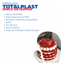 Disco de Isopor Liso EPS Pizza Bolo Frios Torta 18CM - 400 Unidades