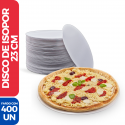 Disco Bandeja Isopor Eps  23cm Suporte Pizza Bolo Doce Frios - 400 Unidades