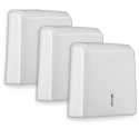 Dispenser Suporte Nobre New Classic Papel Toalha Interfolha Branco - 6 Unidades