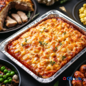 Assadeira Descartável Alumínio Retangular Natal Fim de Ano Ceia 4LTS Pra Viagem