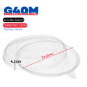 Embalagem Doces Pizza Sushi Baixa 1KG Cristal PET G30M - 100 Unidades