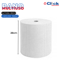 Rolo Pano Multiuso Limpeza Branco Nobre - 28cm X 300mts