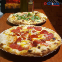 Prato Papelão Pinho Redondo Festa Pizza N.03 17.5cm - 100 Unidades