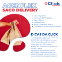 Saco P/ Delivery SOS Liso - M 25 X 34 X 18.5 - 50 Unidades