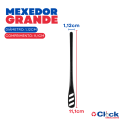 Pá Mexedor Grande Preto 11cm Café Drink Strawplast - 240 Unidades