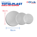 Disco de Isopor Liso EPS Pizza Bolo Frios Torta 18CM - 400 Unidades
