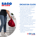 Saco de Lixo P/ Embalar Vermelho 100LTS - 100 Unidades