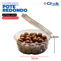 Pote Mini Flower Doces Amendoim Tampa Articulada 250ml DC742 - 200 Unidades