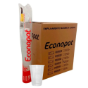 Copo Plástico Descartável Transparente 300ml Café Água Econopot - 2000 Unidades