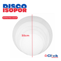 Disco Isopor Eps Branco 30cm Totalplast - 200 Unidades