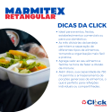 Bandeja Marmitex Rasa Isopor Retangular 700ML MO90-3 Meiwa - 100 Unidades