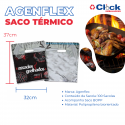 Embalagem Térmica Hot Pack p/ Assados e Grelhados - 100 Unidades