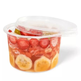 Pote Descartável Redondo Doce C/ Sobretampa 140ML - 1000 Unidades