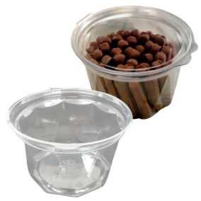 Pote Diamante Doces Amendoim Tampa Articulada 500ml G771D - 200 Unidades