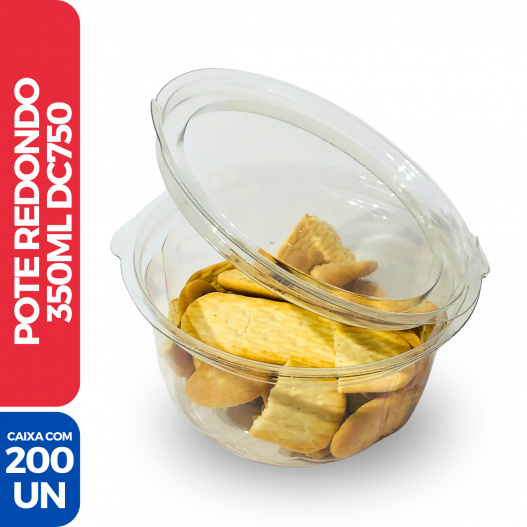 Pote Mini Flower Doces Amendoim Tampa Articulada 350ml DC750 - 200 Unidades