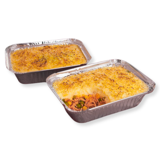 Marmita Bandeja Alumínio Retangular 1500ML P/ Assar - 100 Unidades