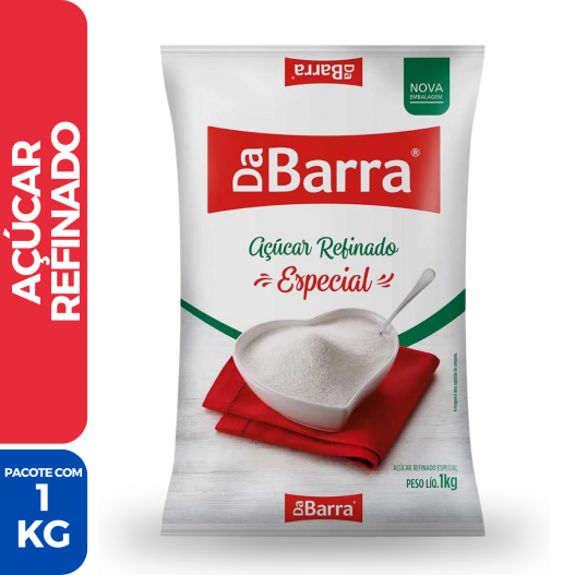 Açúcar Refinado Da Barra - 1 KG