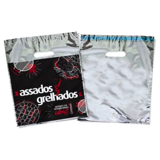 Embalagem Térmica Hot Pack p/ Assados e Grelhados (Sem BOPP) - 100 Unidades