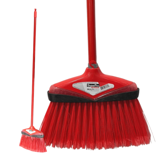 Vassoura Multiuso Pro Vermelho COM Cabo