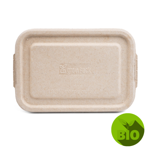 Tampa Hermética P/ Embalagem Marmita 850ML Gbox 850ML Palha Milho - 200 Unidades