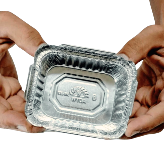 Marmitinha Bandeja Alumínio DSM Retangular 135ML P/ Doces - 100 Unidades