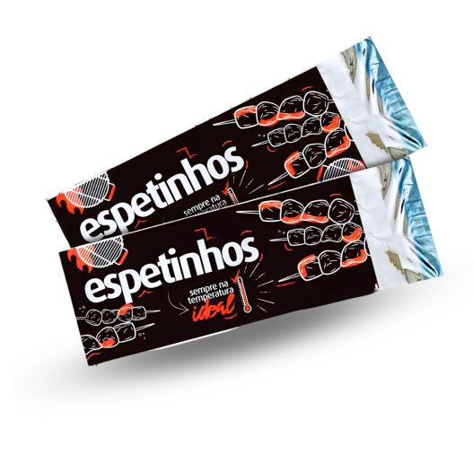 Embalagem Térmica p/ Espetinhos Delivery - 200 Unidades