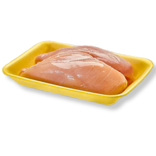 Bandeja Rasa Amarela BR02AM - 100 Unidades