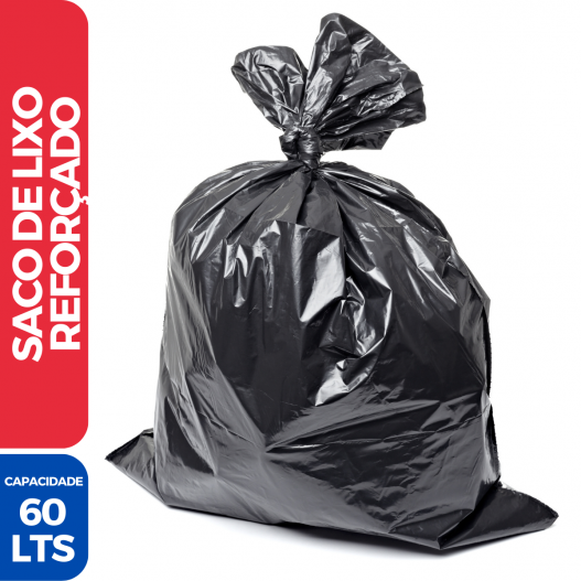 Saco p/ Lixo Reforçado 60LTS - 5KG