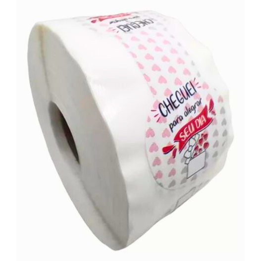 Etiqueta Adesivo Lacre Segurança Decorado Cheguei Para Alegrar Delivery - 1000UN