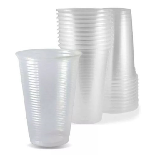 Copo Plástico Transparente Descartável 180ml - 2500 Unidades