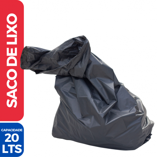 Saco p/ Lixo 20LTS - 100 Unidades