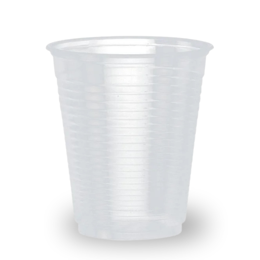Copo PS Descartável 180ML Transparente Copoplast Água Café - 100 Unidades