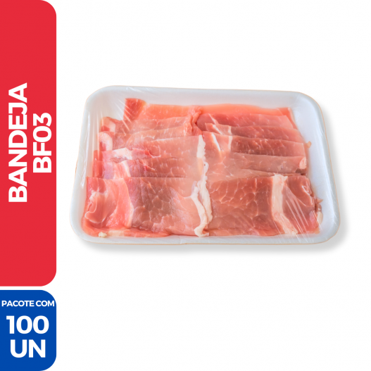 Bandeja Funda Branca BF03 - 100 Unidades